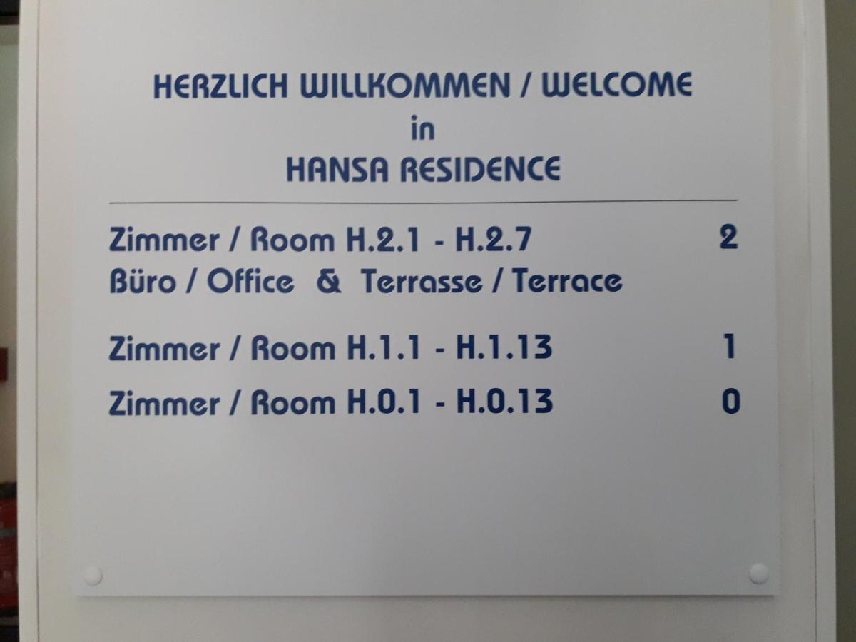 המבורג Gaestehaus Hansa Residence מראה חיצוני תמונה